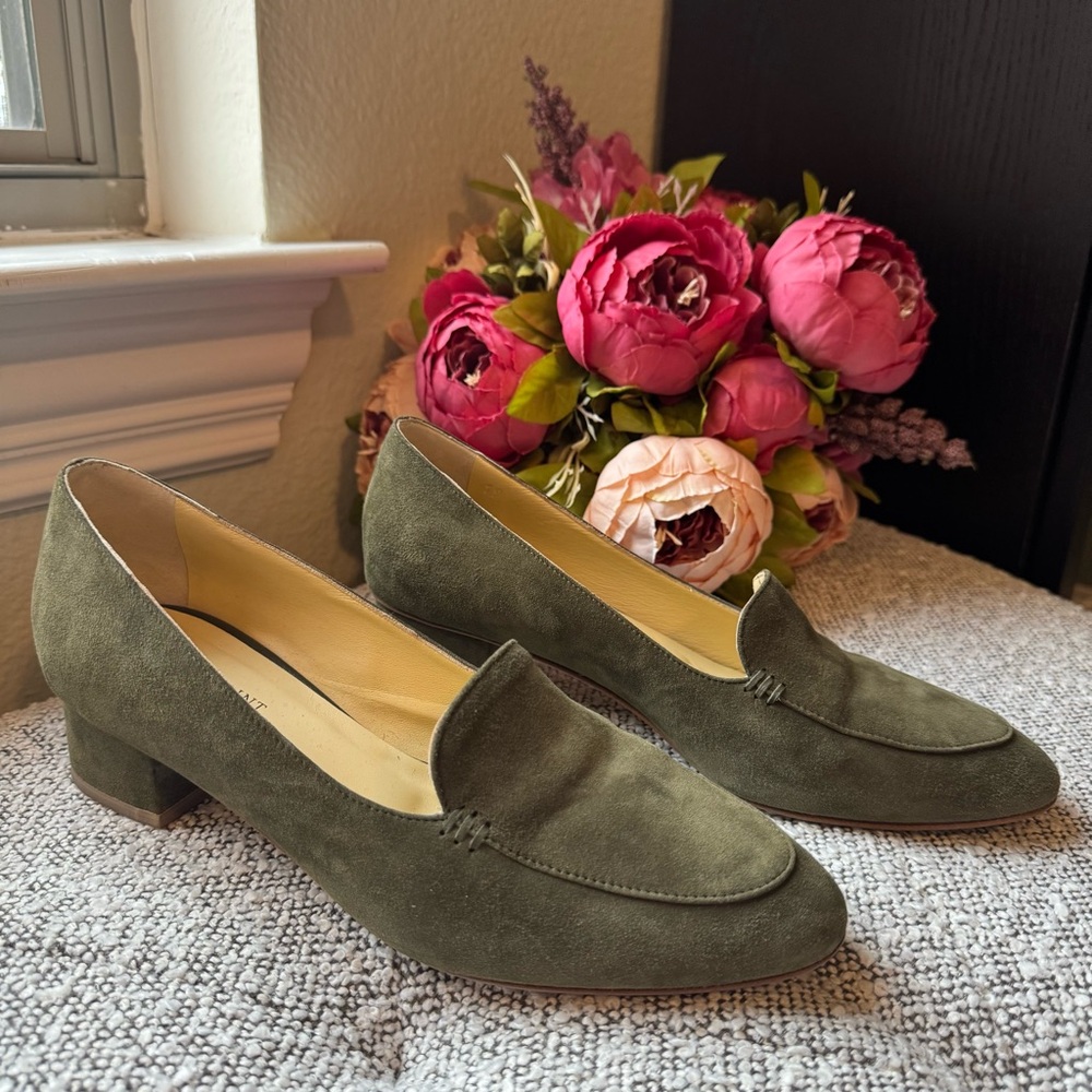 Sarah Flint Rosie Olive Suede 38.5
